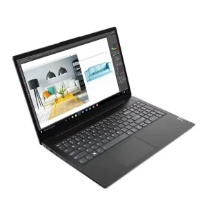 لپ‌تاپ لنوو مدل V15 G2 IJL با پردازنده Intel Celeron-N4500، رم DDR4 با ظرفیت 4GB و فرکانس 2933MHz، حافظه SSD با ظرفیت 256GB، نمایشگر 15.6 اینچ با پنل TN